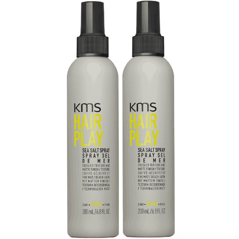 KMS California Hair Play Sea Salt Spray 6.8 oz PACK OF 2